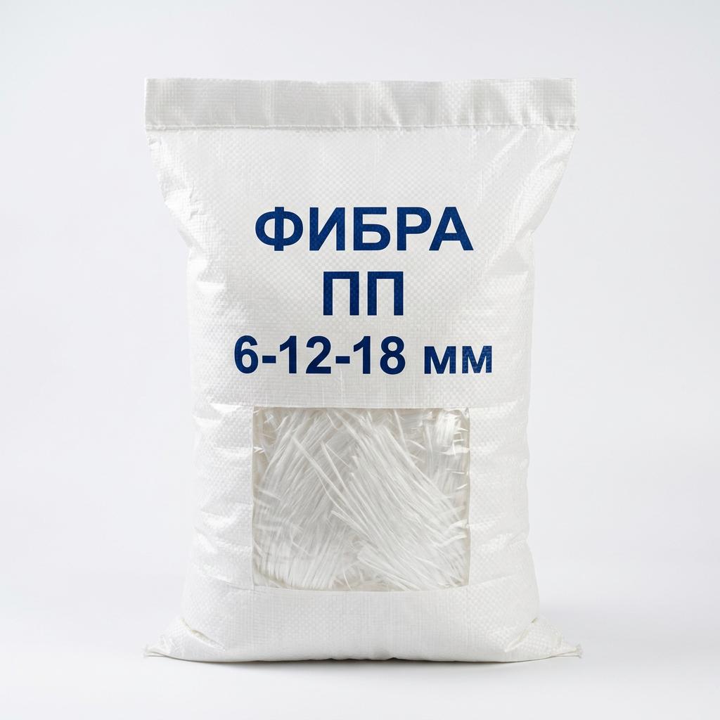 Полипропиленовая фибра 12 мм